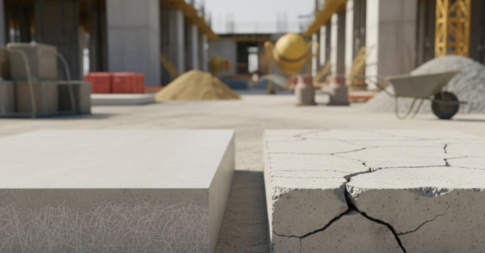 Comparison of microfiber concrete and conventional concrete