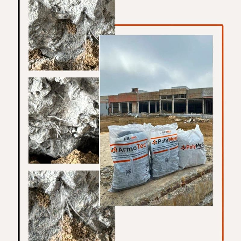 FiberMix products used in Shynnyi technopark construction